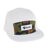 Till I Die® // Quilted Camp Hat // White + Camo
