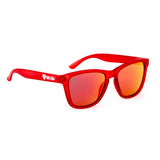 Ruby Riptide // Polarized Sunglasses // Matte Red + Red