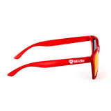Ruby Riptide // Polarized Sunglasses // Matte Red + Red