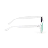 Rosewater Reflection // Polarized Sunglasses // Transparent + Rose Gold