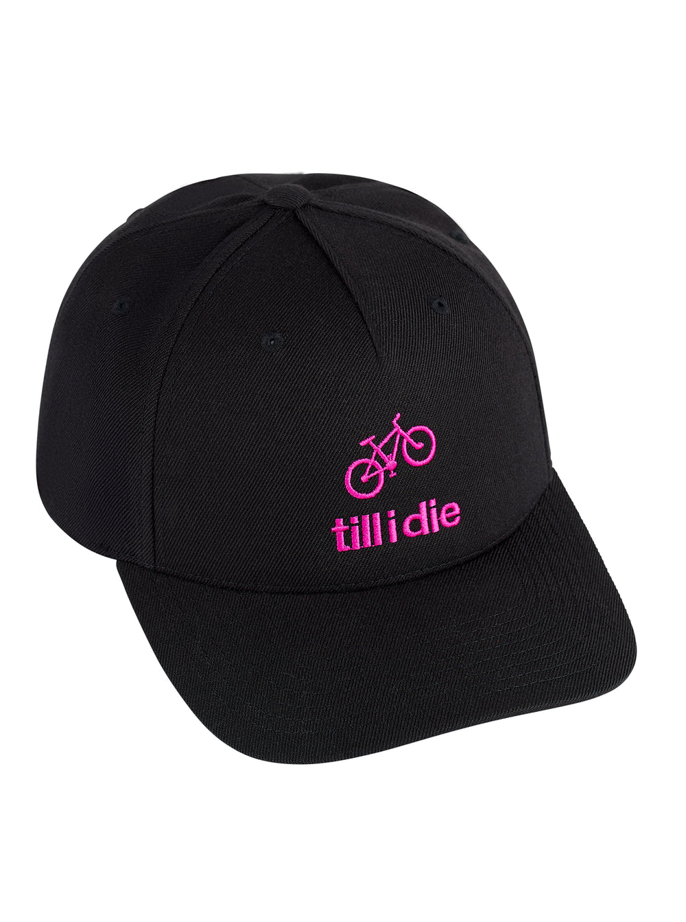 Till I Die® // Bike // Classic 5 Panel Hat // Black