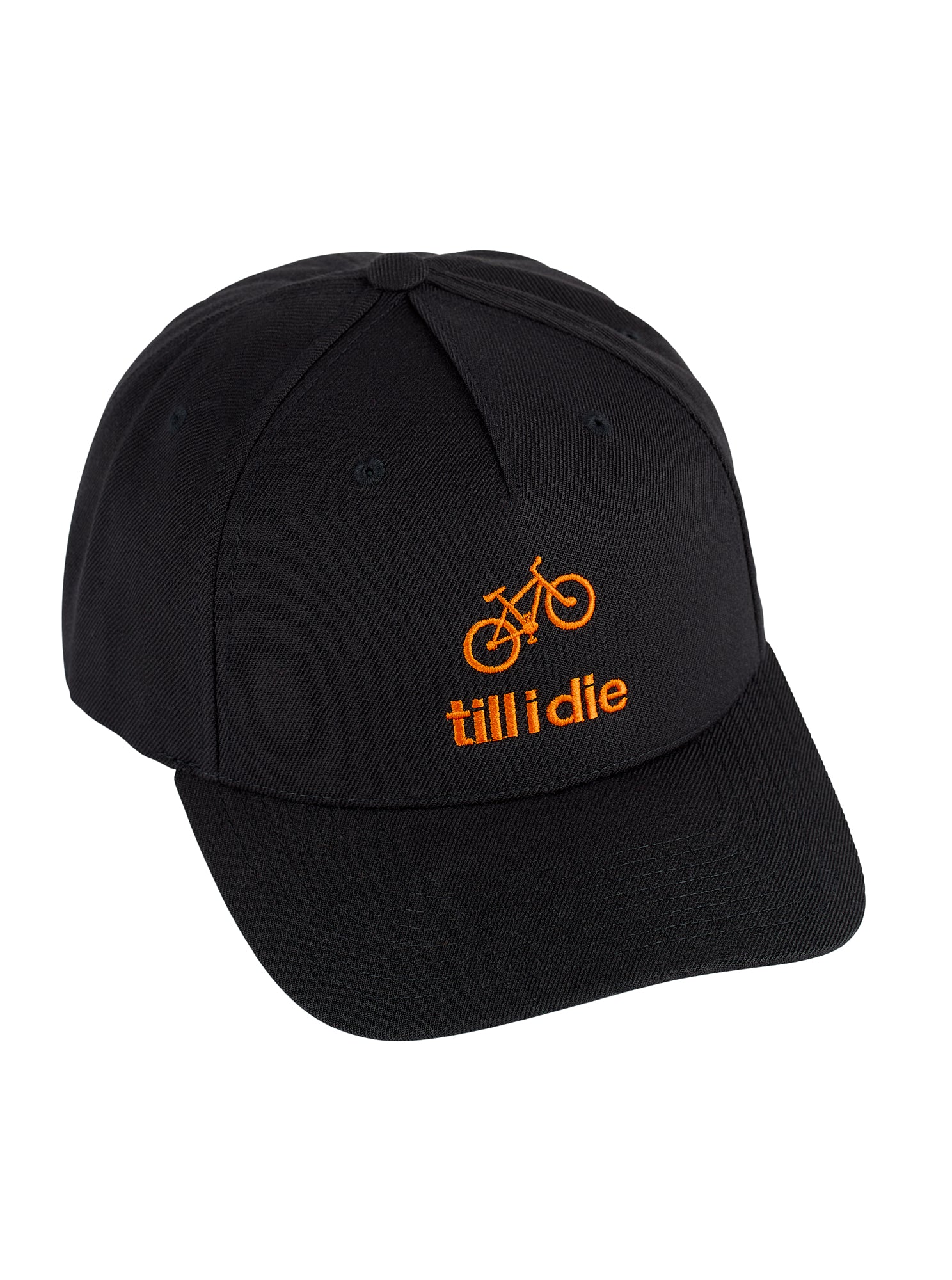 Till I Die® // Bike // Classic 5 Panel Hat // Black