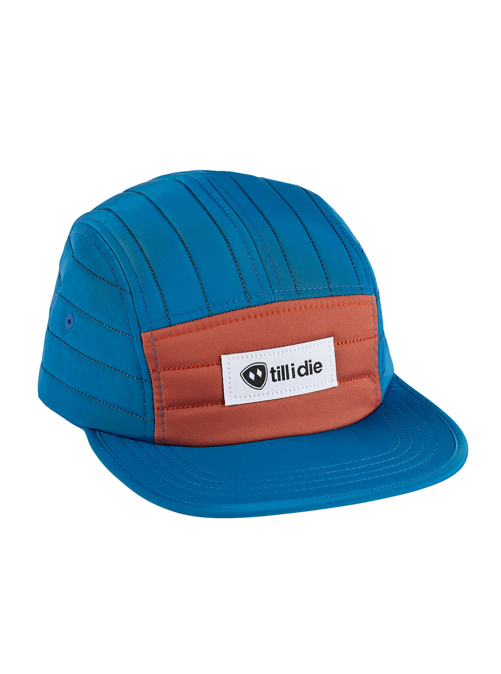 Till I Die® // Quilted Camp Hat // Vintage Blue + Rust