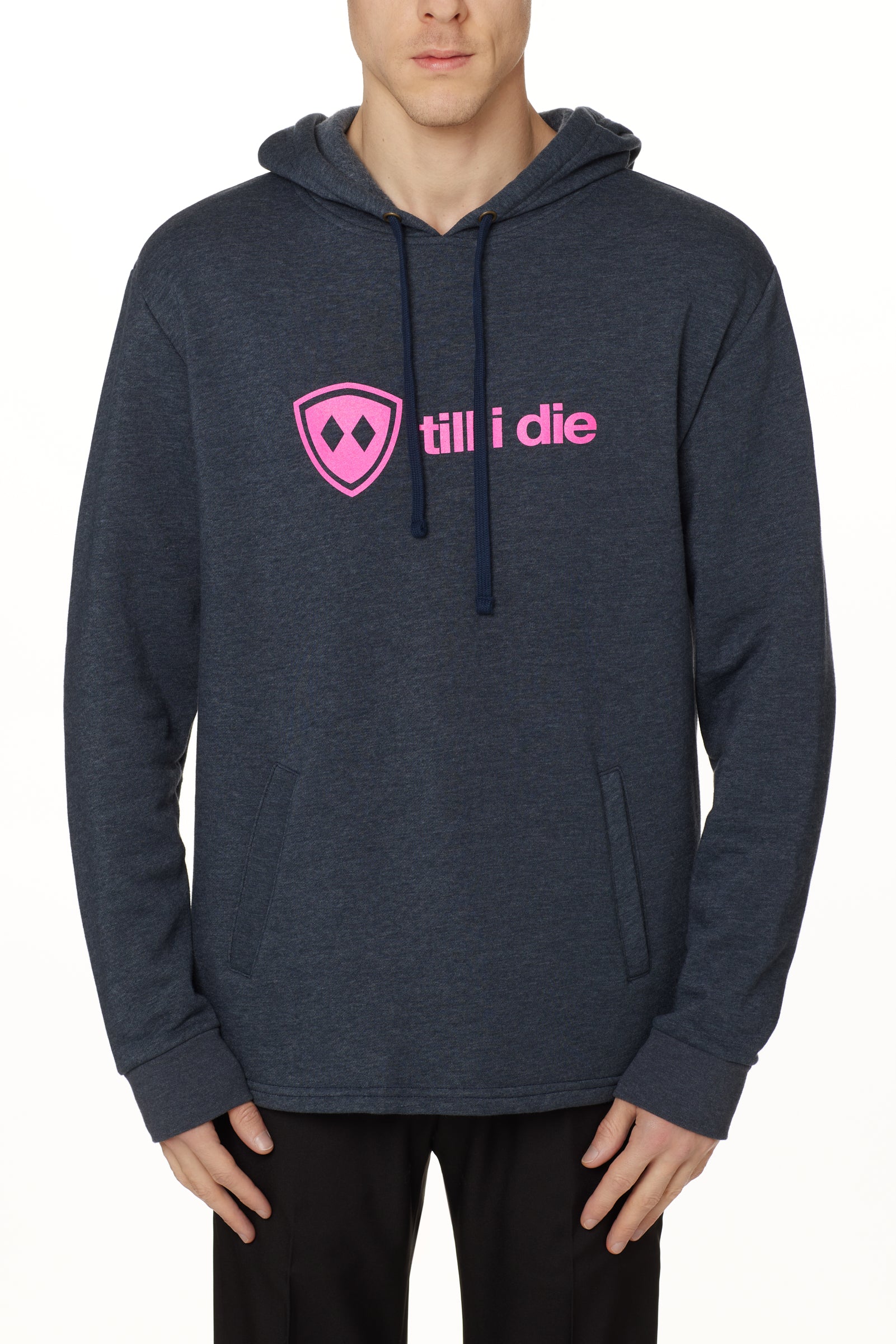 Till I Die Logo // Pink // Hoodie