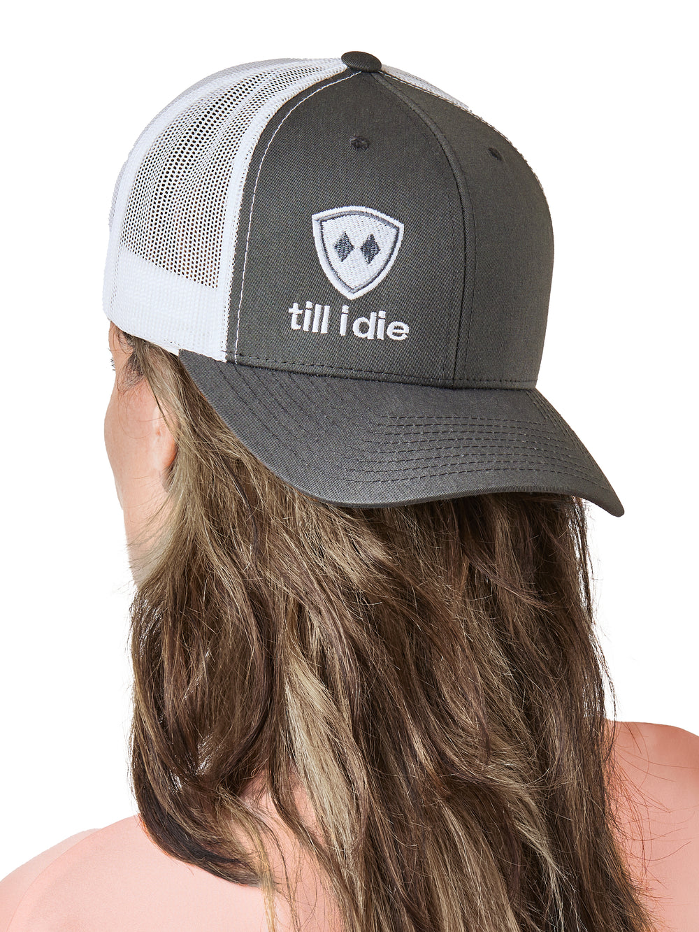 Till I Die Logo // Classic Trucker Hat // White + Neon Green & White – Till  I Die Apparel