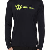 Till I Die® Logo // Long Sleeve // Black // Yellow