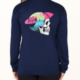 Skull Wave Head // Performance Long Sleeve