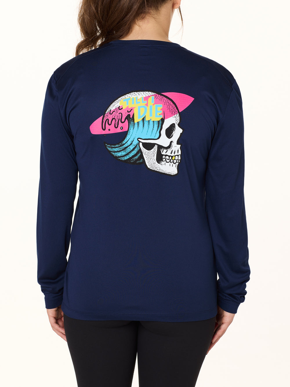 Skull Wave Head // Performance Long Sleeve