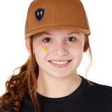 Till I Die® Shield // Classic Trucker Hat // Caramel + Navy