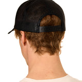 Till I Die® Logo // Classic Trucker Hat // Black + Blue