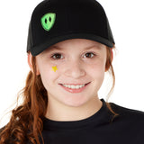 Till I Die® Shield // Classic Trucker Hat // Black + Lime