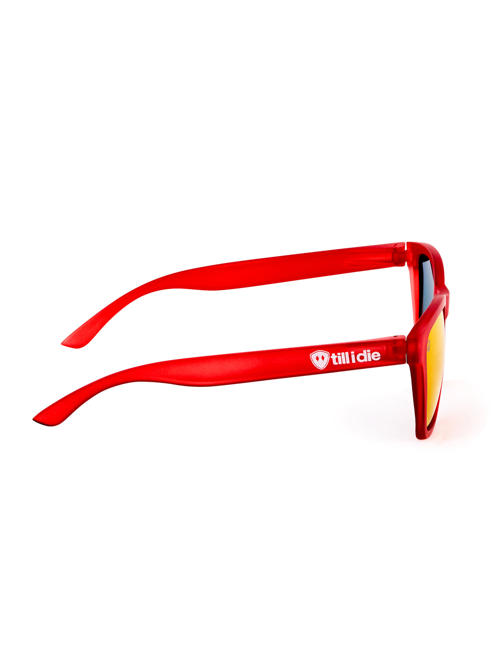 Ruby Riptide // Polarized Sunglasses // Matte Red + Red