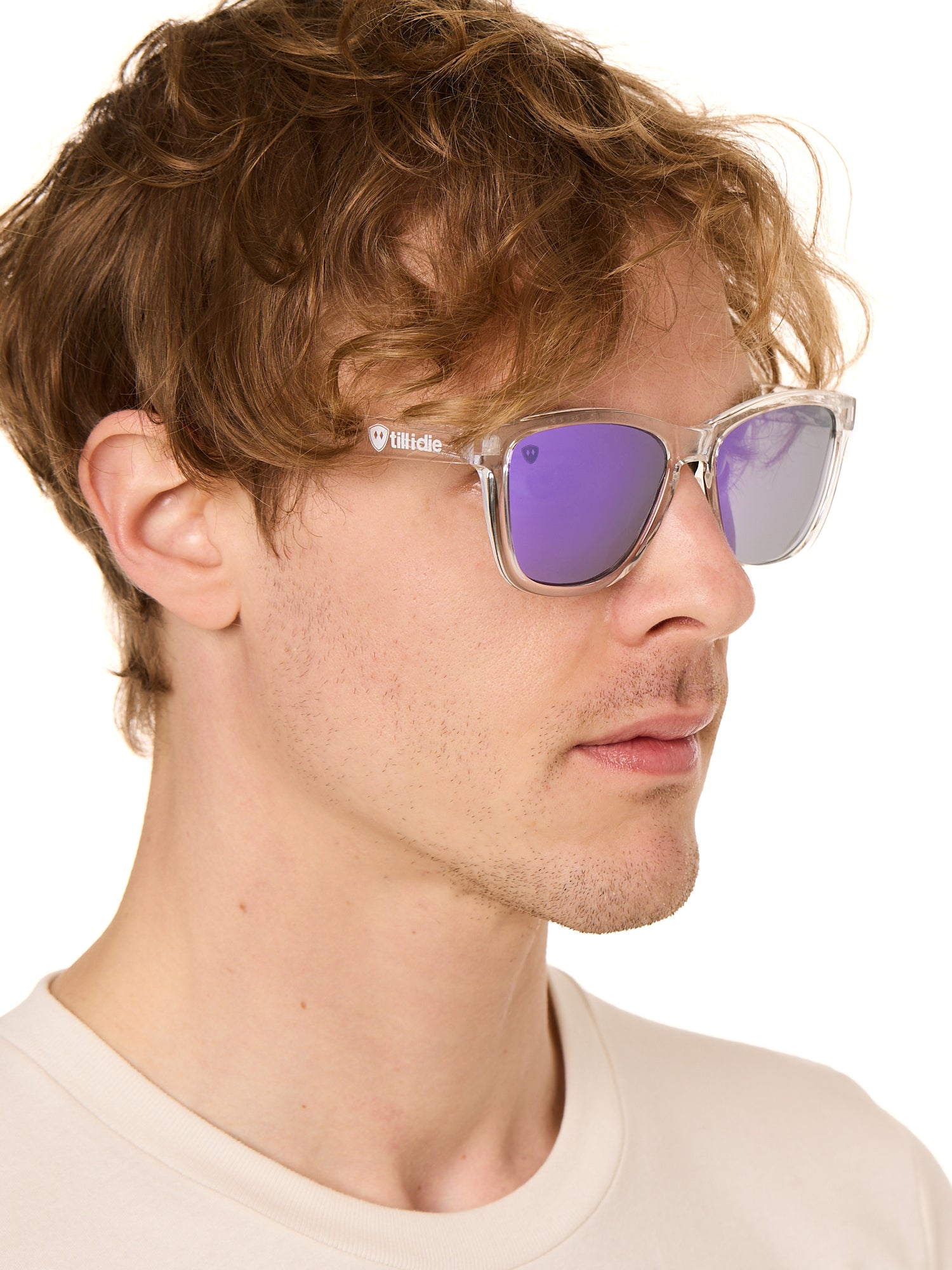 Violet Haze // Polarized Sunglasses // Transparent + Violet