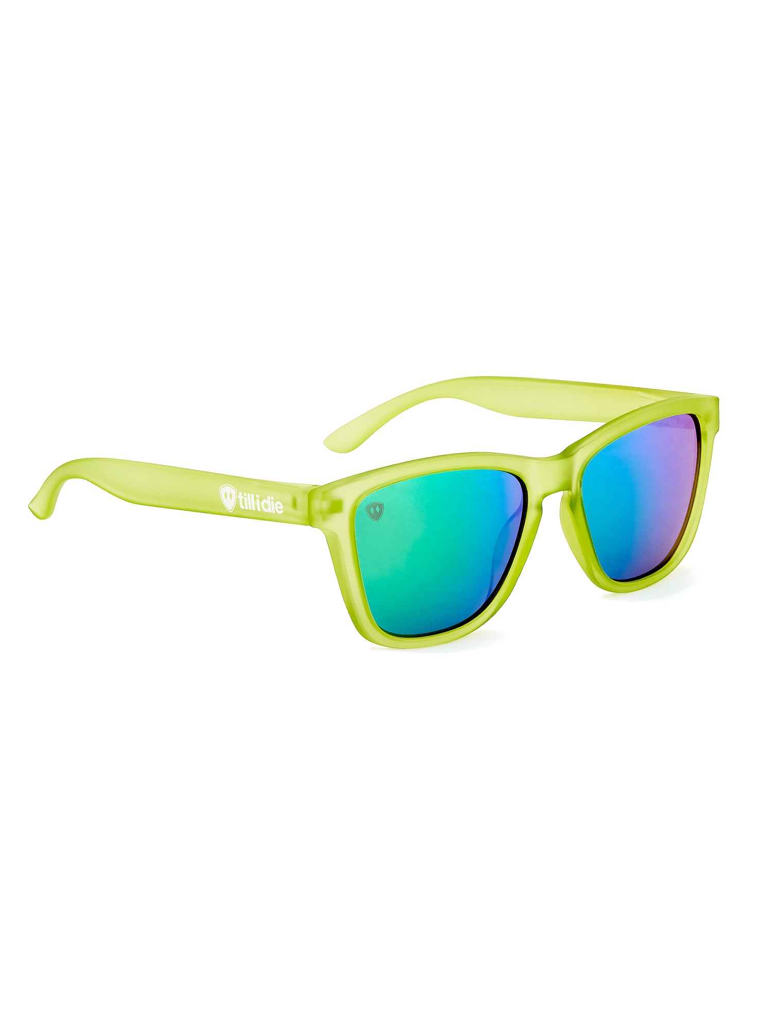 Electric Jungle // Polarized Sunglasses // Matte Green + Green