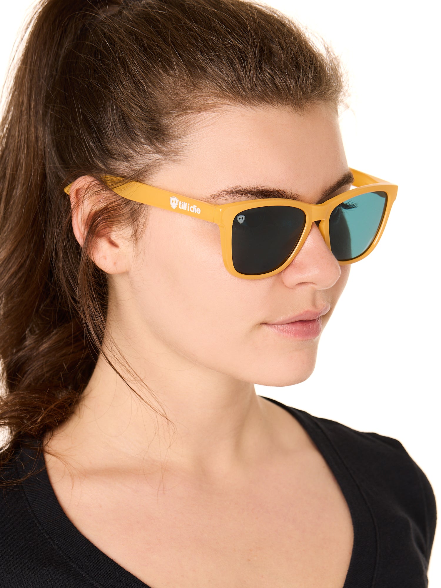 Mango Mermaid // Polarized Sunglasses // Yellow + Bluish Green