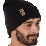 Till I Die® Logo // Leather Tab // Beanie Hat