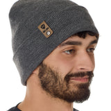 Till I Die® Logo // Leather Tab // Beanie Hat