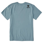 A blue tee shirt shown from the back, featuring the double diamond shield logo and the text 'till i die' on the upper right shoulder, set against a plain white background.
