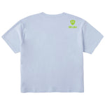 A light blue short-sleeve t-shirt shown from the back, featuring the double diamond shield and 'till i die' brand text on the upper right back, set against a plain white background.