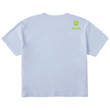 A light blue short-sleeve t-shirt shown from the back, featuring the double diamond shield and 'till i die' brand text on the upper right back, set against a plain white background.