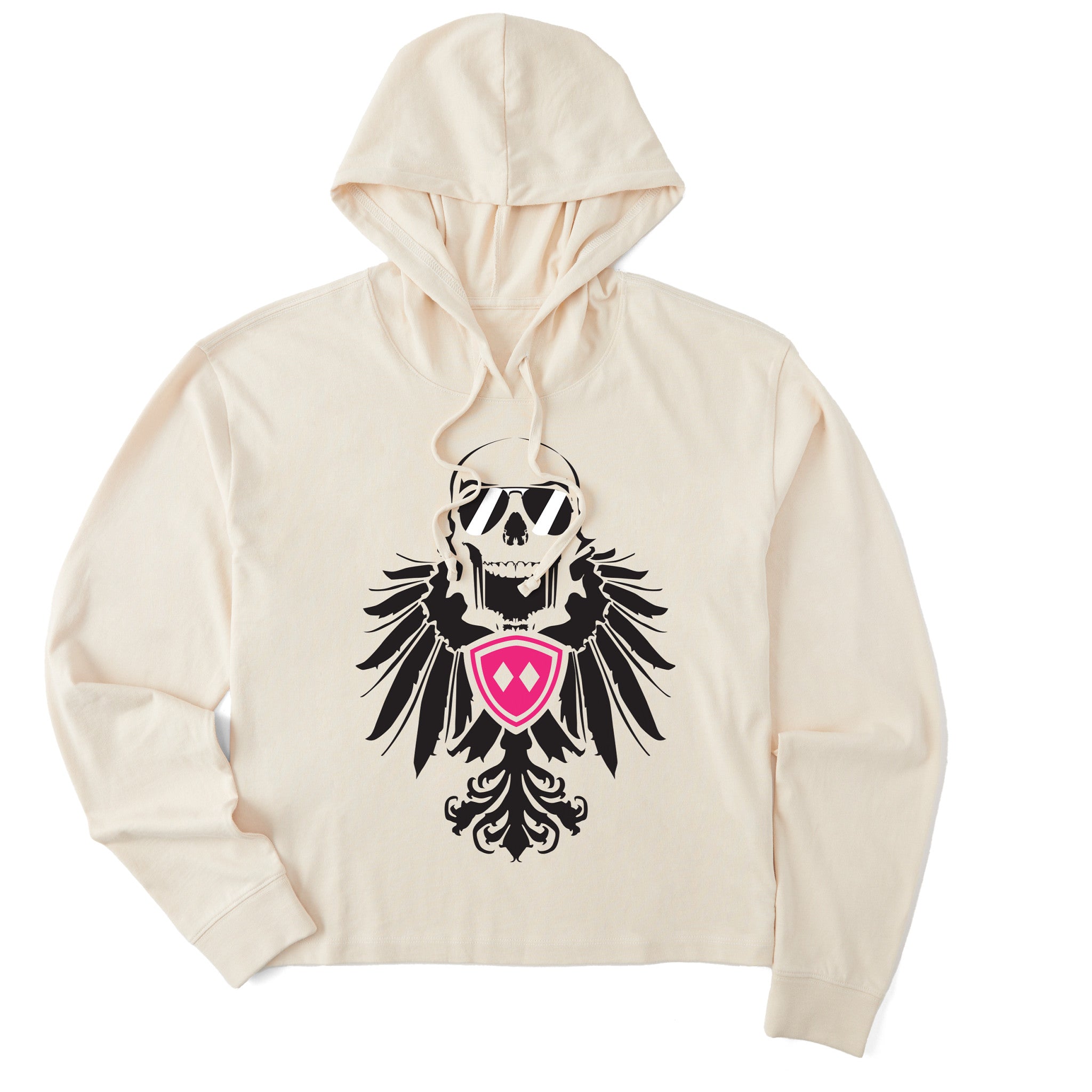 Legends Skull // Women's Boxy Hoodie Tee