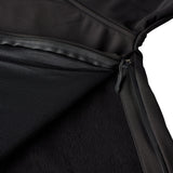 Interior close-up showing fleece lining and water-resistant zipper construction