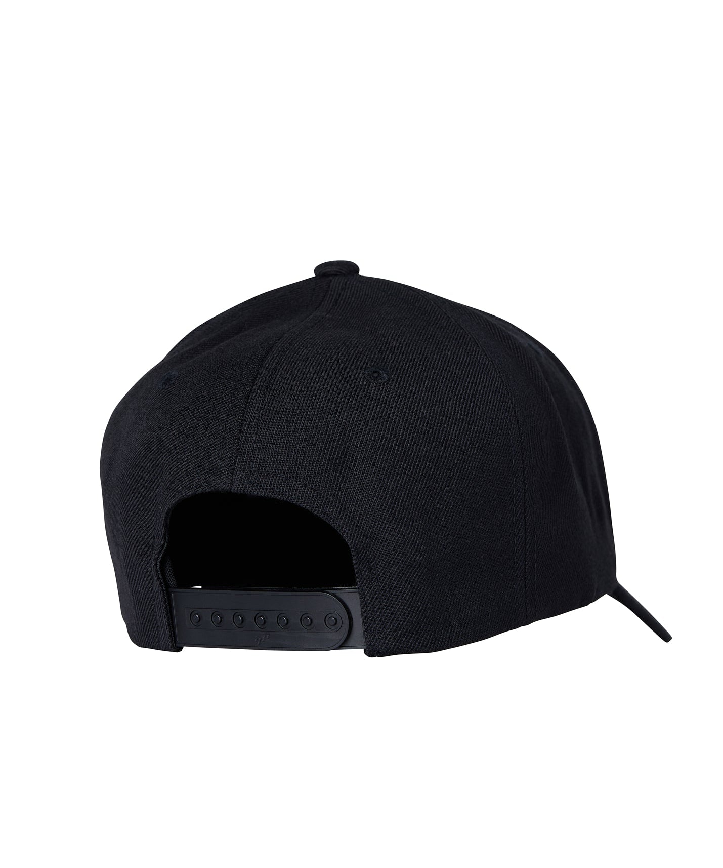 Back view product shot of the hat, showing snapback closure and wool texture