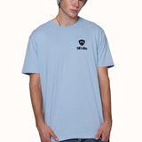 Till I Die® Logo Gear // Crew Neck Tee // Stone Wash Denim