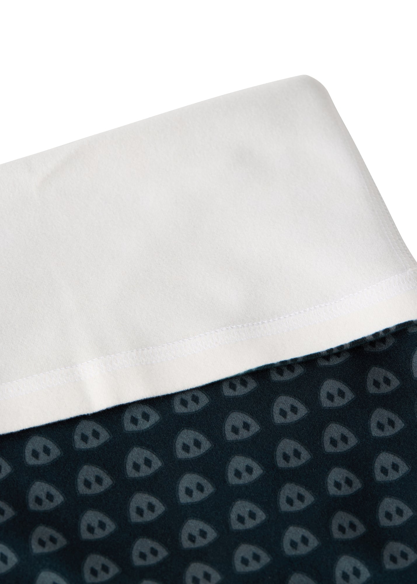 Flat lay of the interior fleece lining, highlighting the cozy, insulating fabric.