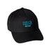 Angled product view of the black wool blend Ride Till I Die 5-panel hat