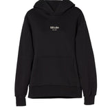 Flat lay of Snowboard Till I Die hoodie in black with ride-ready graphic, Winter 2025