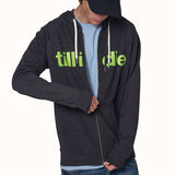 Till I Die® Logo Gear // Zip Up Hoodie // Charcoal