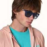 Indigo Breeze // Polarized Sunglasses // Matte Blue + Blue